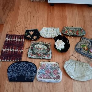 10 vintage pocketbooks/pouch lord & Taylor, joles etc